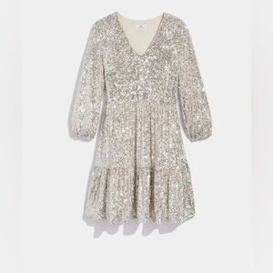 Vineyard Vines Sequin Tiered Dress Size XS EUC